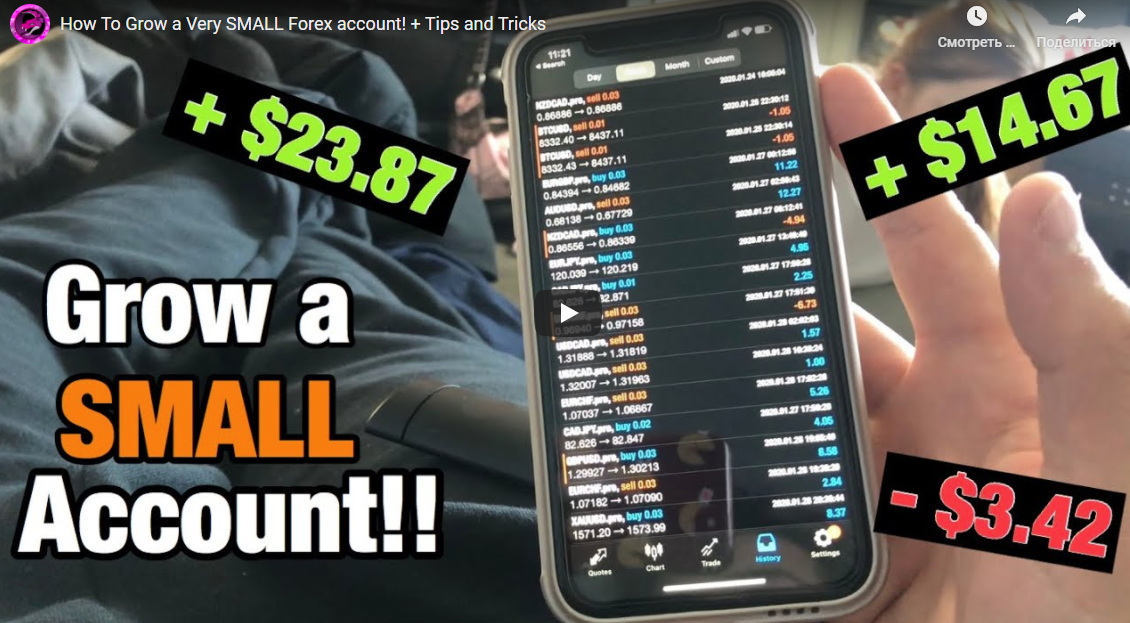 How To Grow a Very SMALL Forex account! + Tips and Tricks|8:37